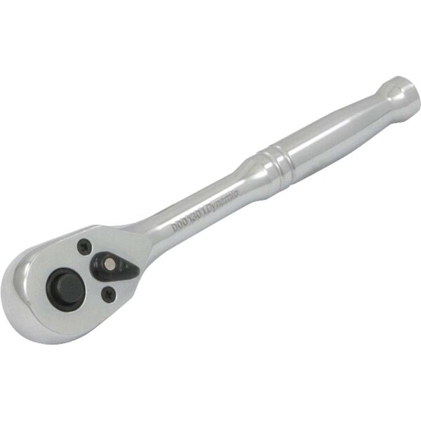 Tools 1/4"drive 45 Tooth Quick Release Ratchet, Chrome Finish, 5" Long